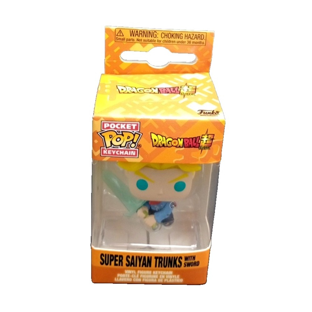 Dragonball Z Pocket Pop Key Chain Super Saiyan Trunks w/ Sword New